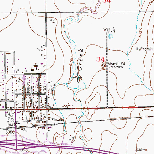 Topographic Map of Little Comanche Creek, CO