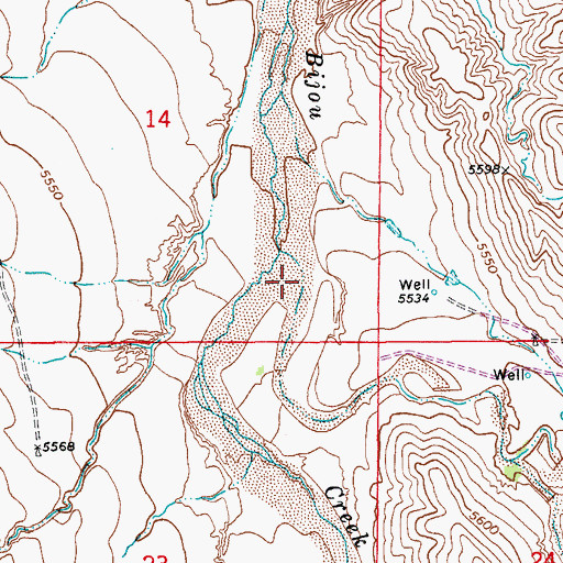 Topographic Map of East Gulch, CO
