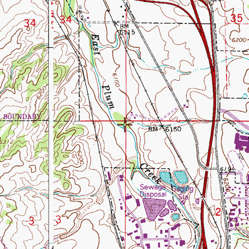 Topographic Map of Hangmans Gulch, CO