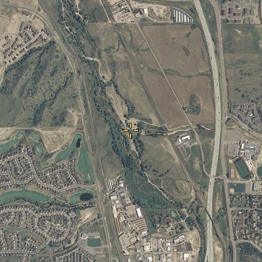 Aerial/Satellite Image of Hangmans Gulch, CO