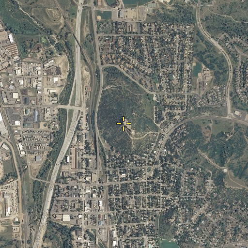 Aerial/Satellite Image of Castle Rock, CO