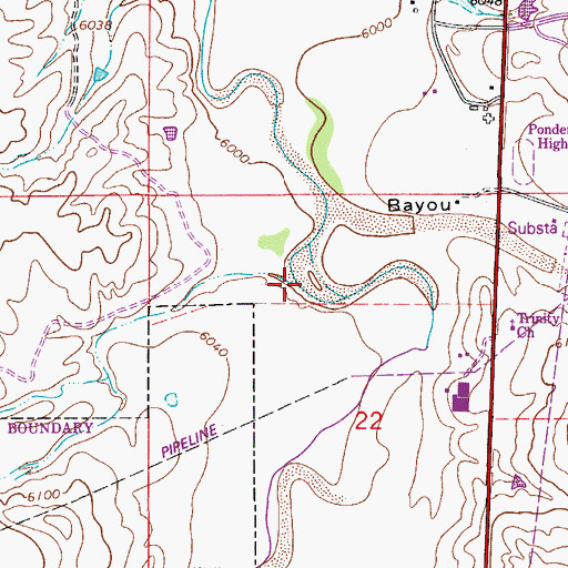 Topographic Map of McMurdo Gulch, CO