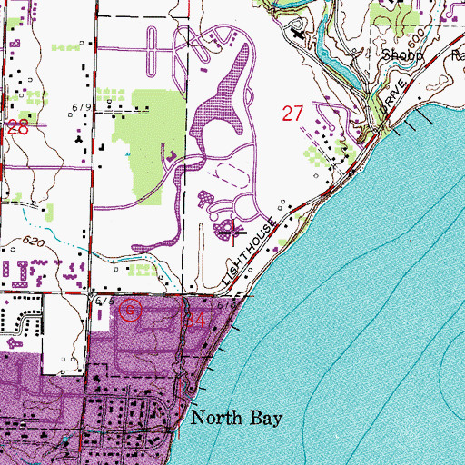 Topographic Map of The Prairie School, WI