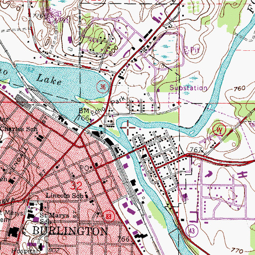 Topographic Map of Wehmhoff Jucker Park, WI