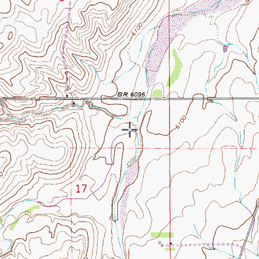 Topographic Map of Dry Creek, CO