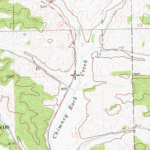 Topographic Map of Skagstad School (historical), WI