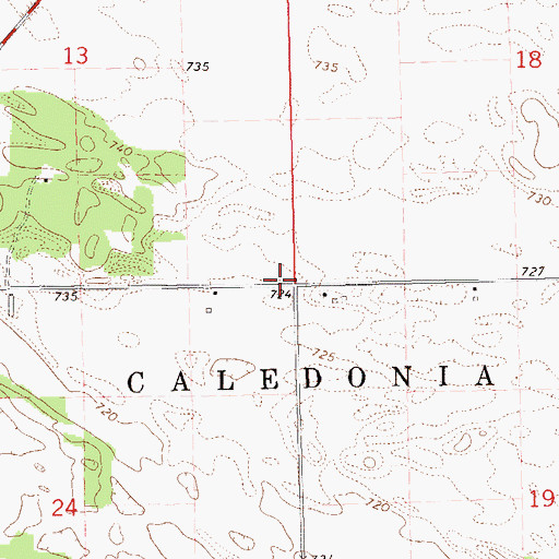 Topographic Map of Wagner School (historical), WI