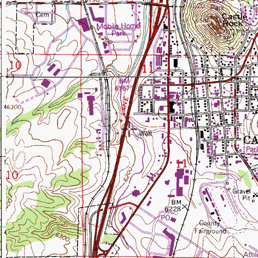 Topographic Map of Sellers Gulch, CO