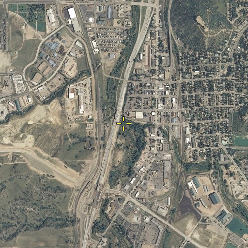 Aerial/Satellite Image of Sellers Gulch, CO