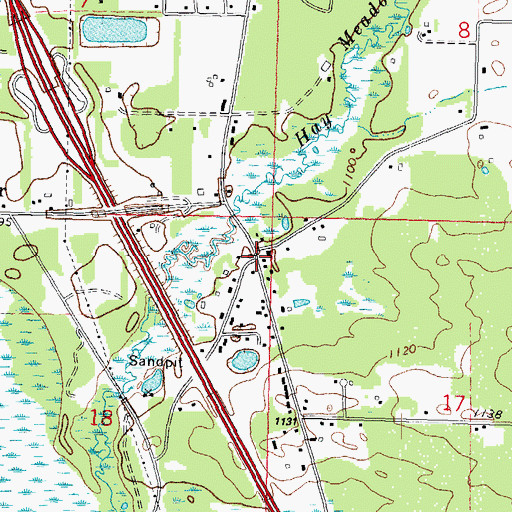 Topographic Map of Casimir School (historical), WI