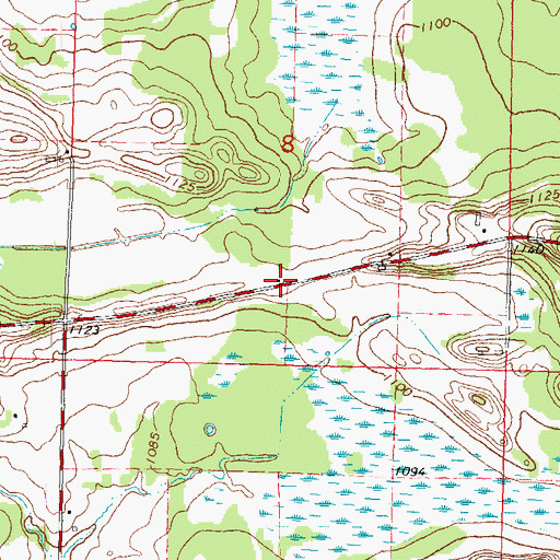 Topographic Map of La Follette School (historical), WI