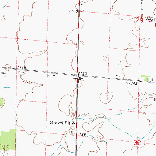 Topographic Map of Prairie School (historical), WI