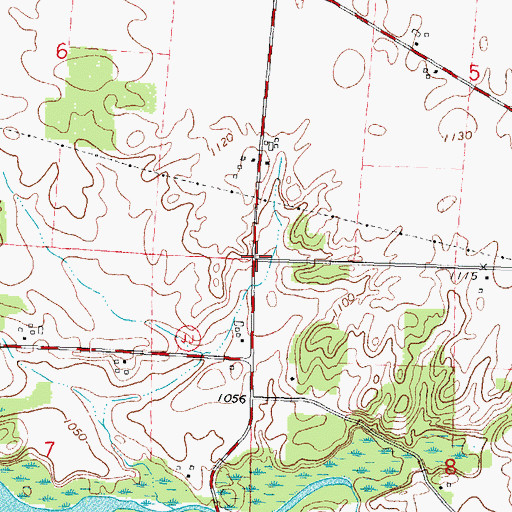 Topographic Map of Valley View School (historical), WI