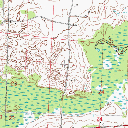 Topographic Map of Washington School (historical), WI