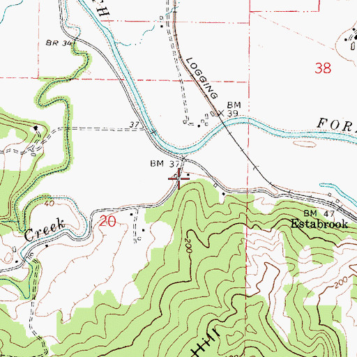 Topographic Map of Fort Kitchen (historical), OR