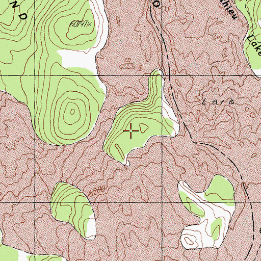 Topographic Map of Chief Joseph Island, OR