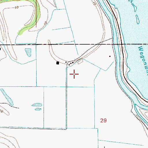 Topographic Map of Mouse Island Lake (historical), OR