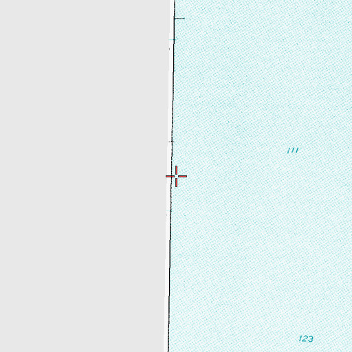 Topographic Map of Saint Lawrence Channel, NY