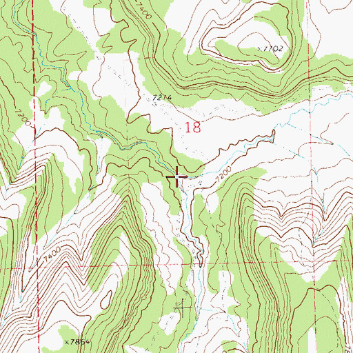 Topographic Map of Payne Canyon, CO