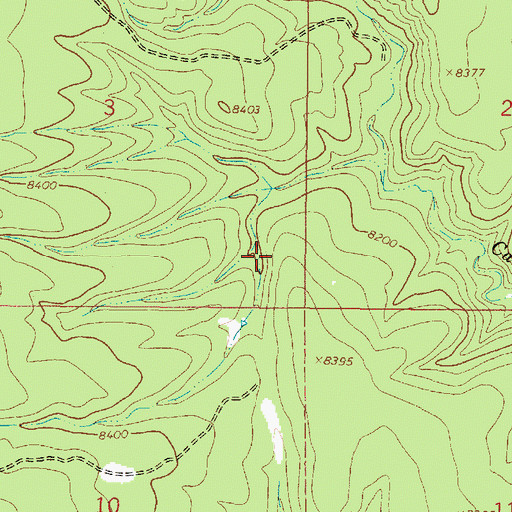 Topographic Map of Carson National Forest, NM