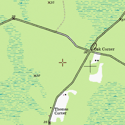 Topographic Map of Francis Marion National Forest, SC