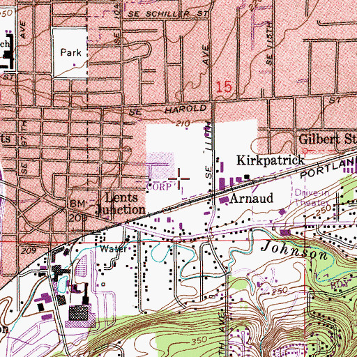 Topographic Map of Beggars Tick Wildlife Refuge, OR