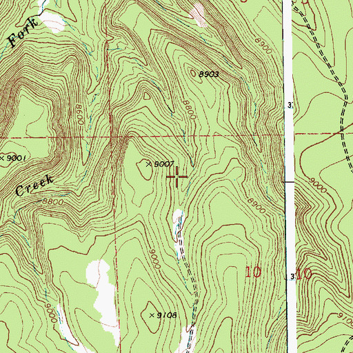 Topographic Map of Chi Tank, AZ