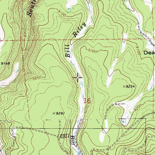 Topographic Map of Sidehill Tank, AZ