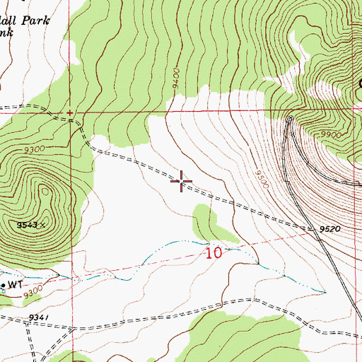 Topographic Map of Roadside Tank, AZ
