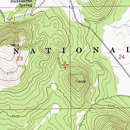 Topographic Map of Little Tank, AZ