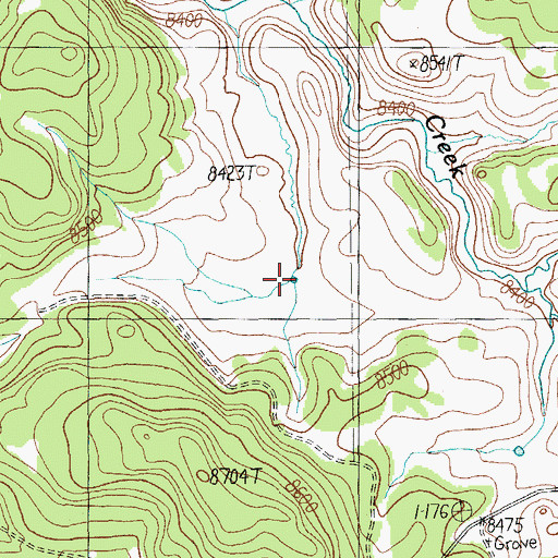 Topographic Map of Diamond Tank, AZ