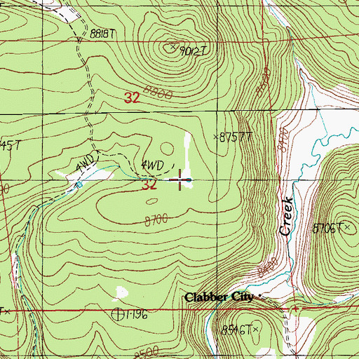 Topographic Map of 88A Tank, AZ