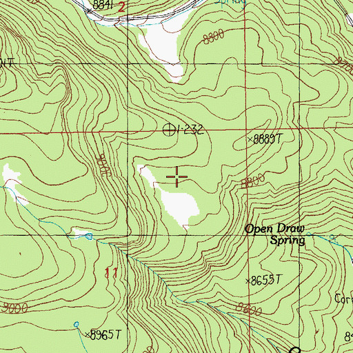 Topographic Map of Sut Tank, AZ