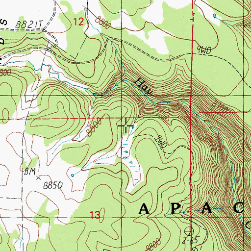 Topographic Map of Boggy Pit Tank, AZ