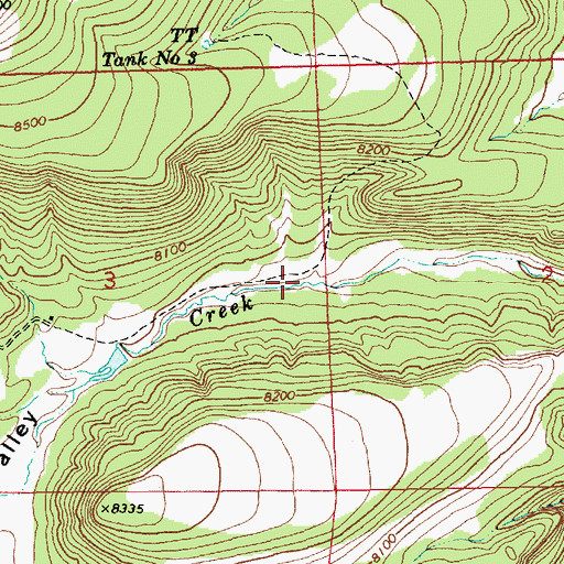 Topographic Map of Canyon Tank, AZ