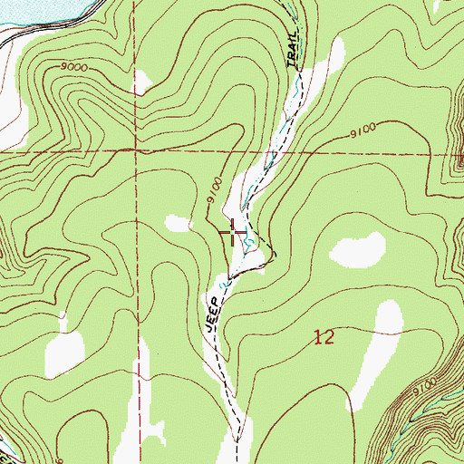 Topographic Map of Head Spring, AZ