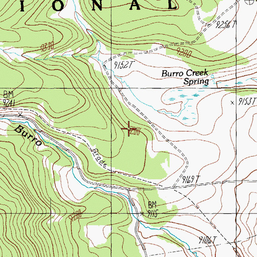 Topographic Map of 409 Road Well, AZ