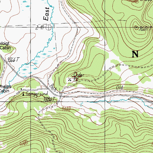 Topographic Map of Dump Spring, AZ