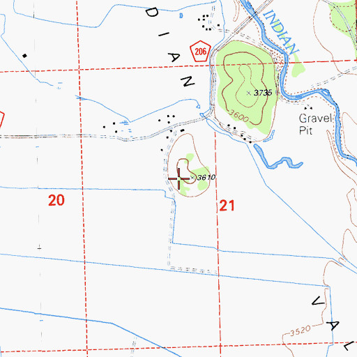 Topographic Map of Tankusim Hill, CA