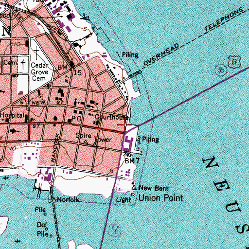 Topographic Map of Sudan Temple, NC