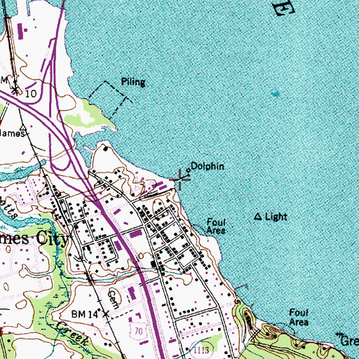 Topographic Map of Fort Spinola (historical), NC