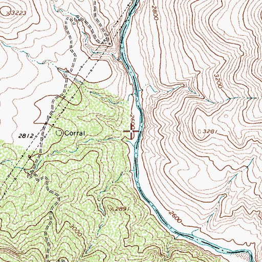 Topographic Map of Baby Snaggletooth, AZ
