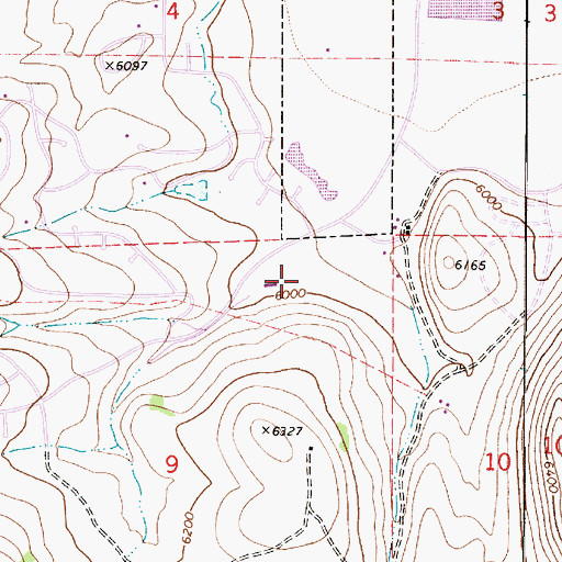 Topographic Map of Garden, UT