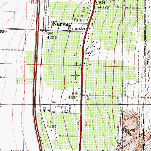 Topographic Map of South Willard, UT