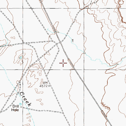 Topographic Map of Tselakai Dezza, UT