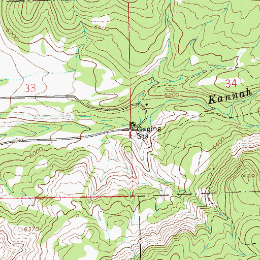 Topographic Map of Shirtail Creek, CO
