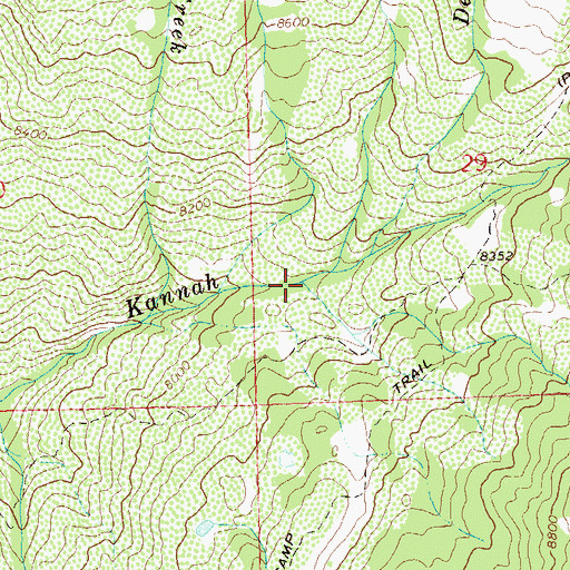 Topographic Map of Sheep Creek, CO