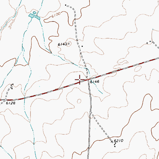Topographic Map of Brimhall Nizhoni, NM