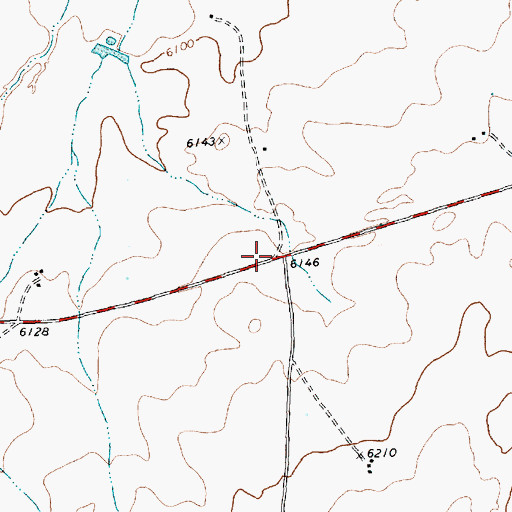 Topographic Map of Brimhall Nizhoni, NM