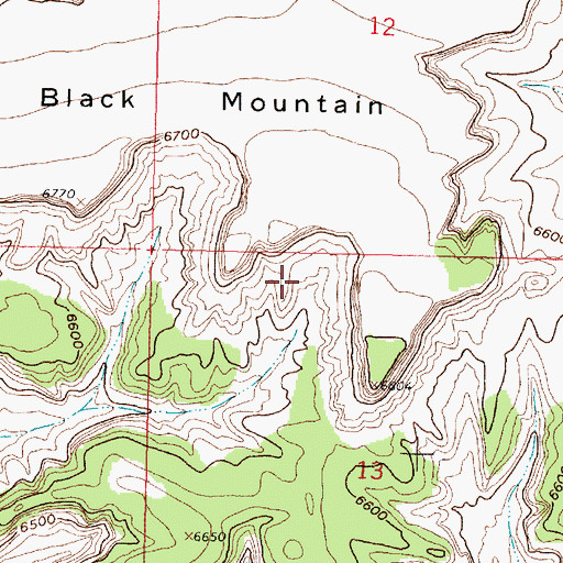 Topographic Map of Torreon, NM